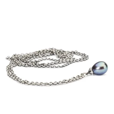 COLLANA FANTASIA CON PERLA PAVONE