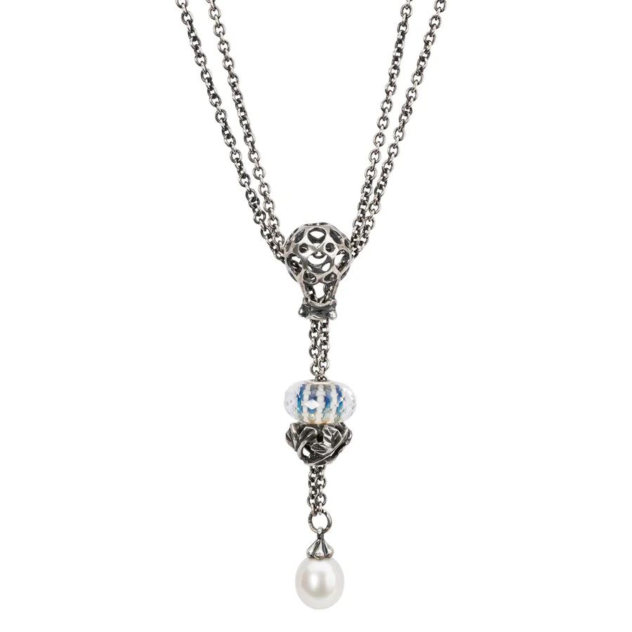 COLLANA D'ARGENTO CON PERLA - immagine 3