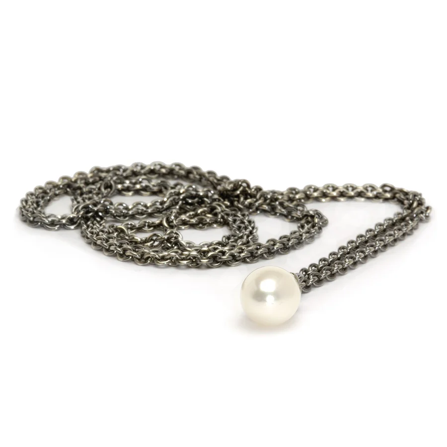 COLLANA D'ARGENTO CON PERLA