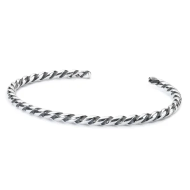 BANGLE A SPIRALE IN ARGENTO