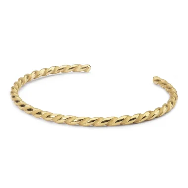 BANGLE A SPIRALE PLACCATO ORO